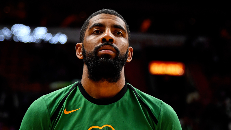Boston Celtics point guard Kyrie Irving