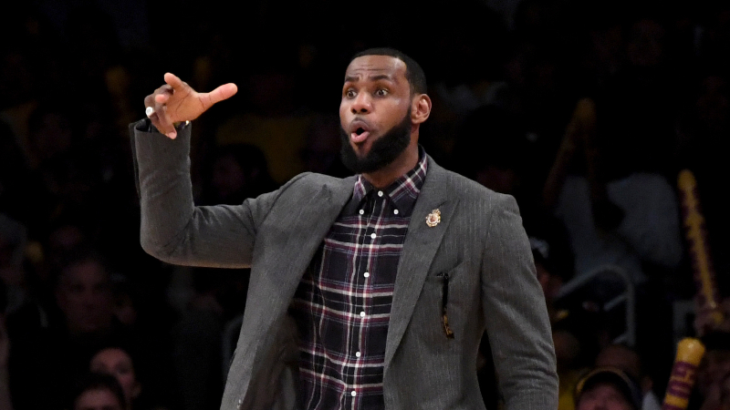 Los Angeles Lakers forward LeBron James