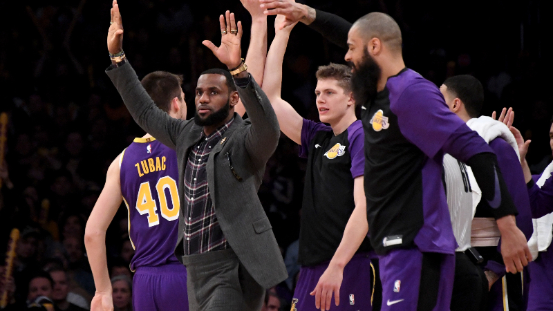 Los Angeles Lakers forward LeBron James