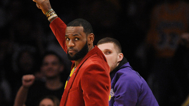 Los Angeles Lakers forward LeBron James