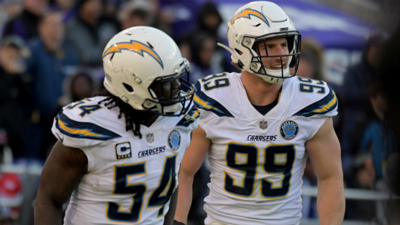 Los Angeles Chargers defensive end Joey Bosa