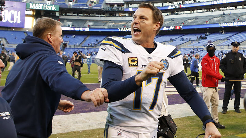 Los Angeles Chargers quarterback Philip Rivers