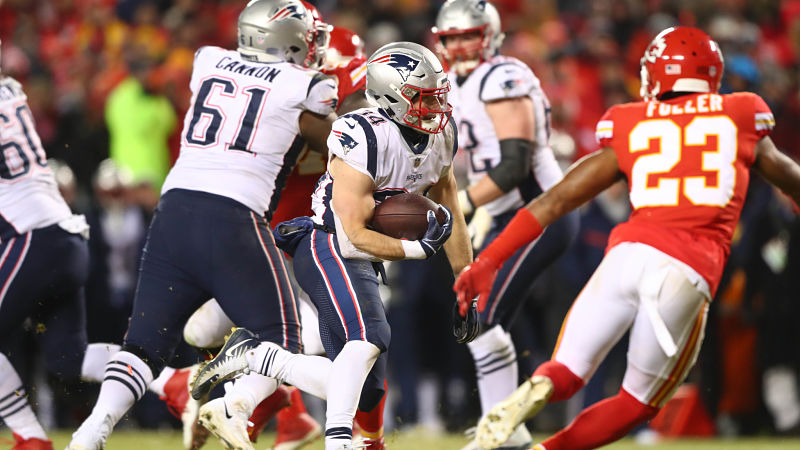 New England Patriots Running Back Rex Burkhead