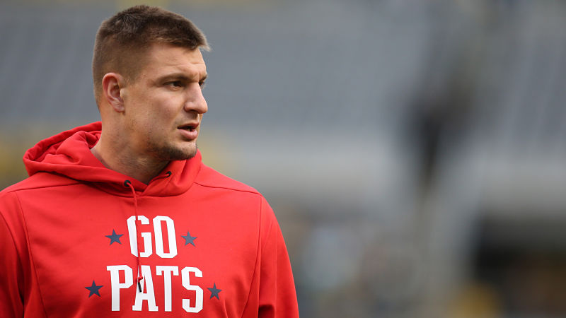New England Patriots tight end Rob Gronkowski