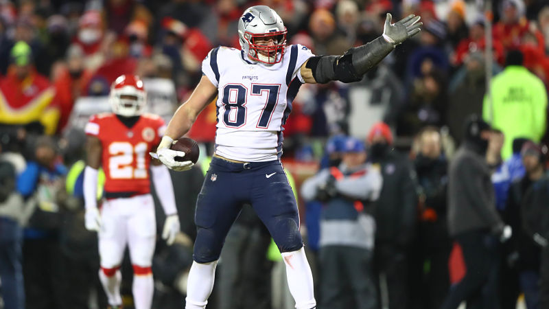 Former New England Patriots tight end Rob Gronkowski