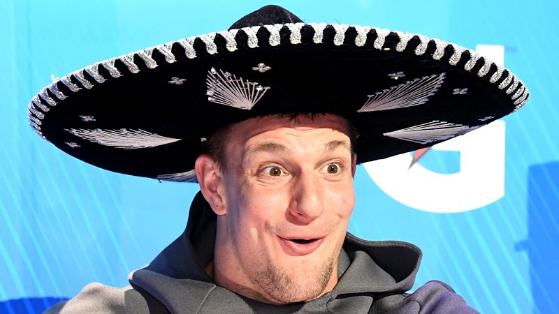 New England Patriots tight end Rob Gronkowski