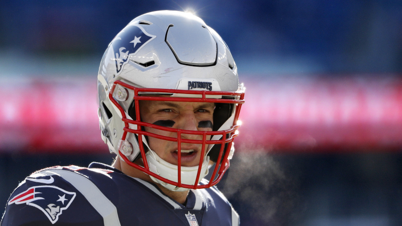 New England Patriots tight end Rob Gronkowski