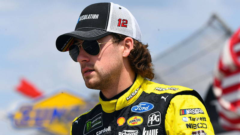 NASCAR driver Ryan Blaney