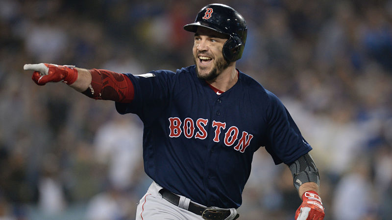 Boston Red Sox first baseman Steve Pearce