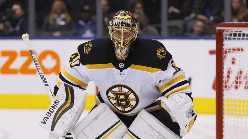 Boston Bruins goaltender Tuukka Rask