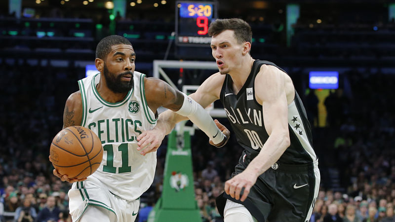 Celtics guard Kyrie Irving