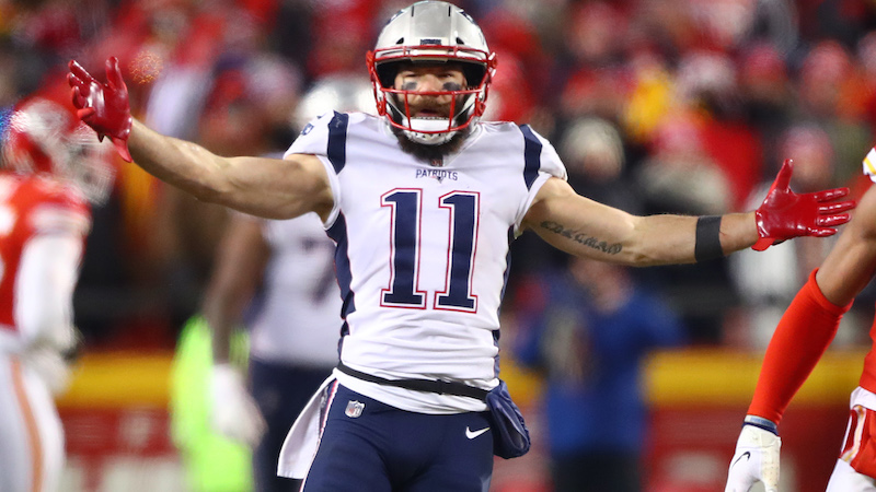 Patriots wide receiver Julian Edelman