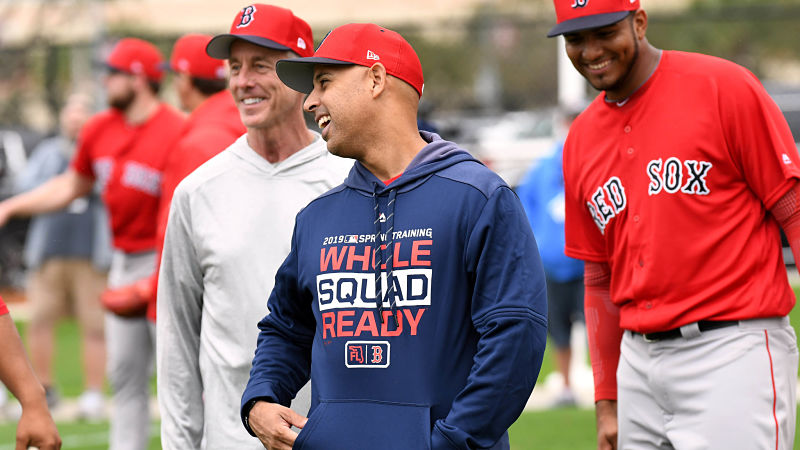 Boston Red Sox manager Alex Cora