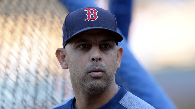 Boston Red Sox manager Alex Cora