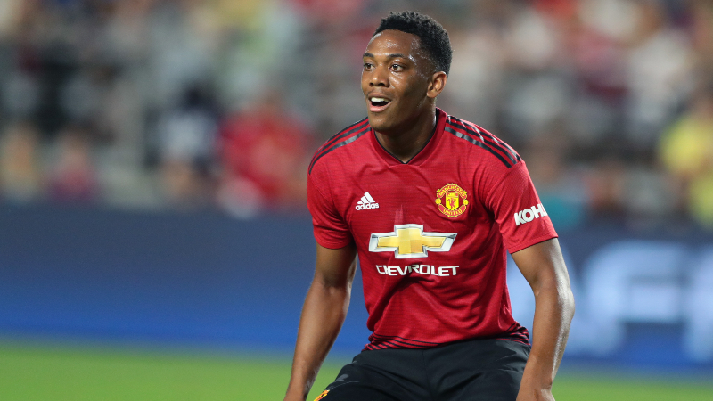 Manchester United forward Anthony Martial
