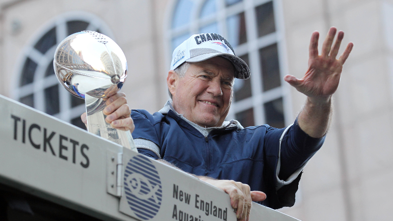 New England Patriots head coach Bill Belichick