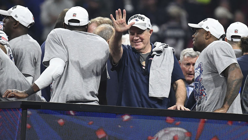 New England Patriots head coach Bill Belichick