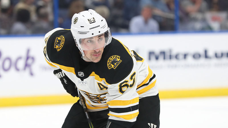 Bruins winger Brad Marchand