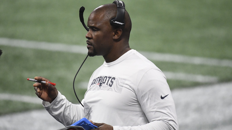Patriots linebackers coach Brian Flores