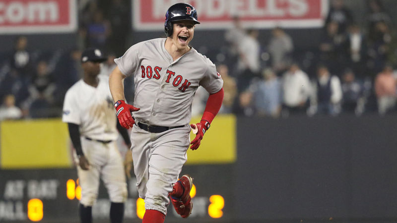 Boston Red Sox infielder Brock Holt