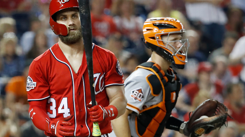 Washington Nationals right fielder Bryce Harper