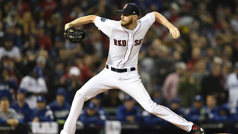 Boston Red Sox pitcher Chris Sale
