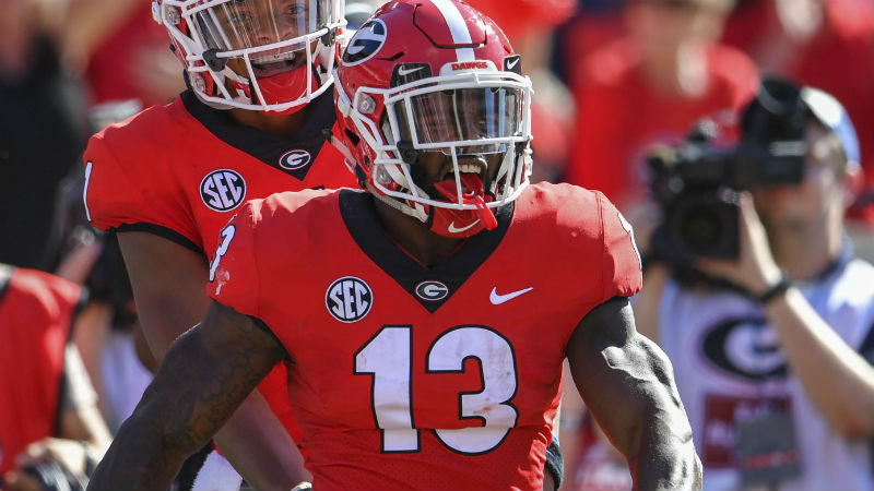 Georgia Bulldogs running back Elijah Holyfield