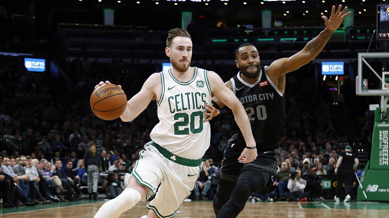 Boston Celtics forward Gordon Hayward