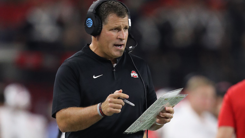 Patriots defensive coordinator Greg Schiano