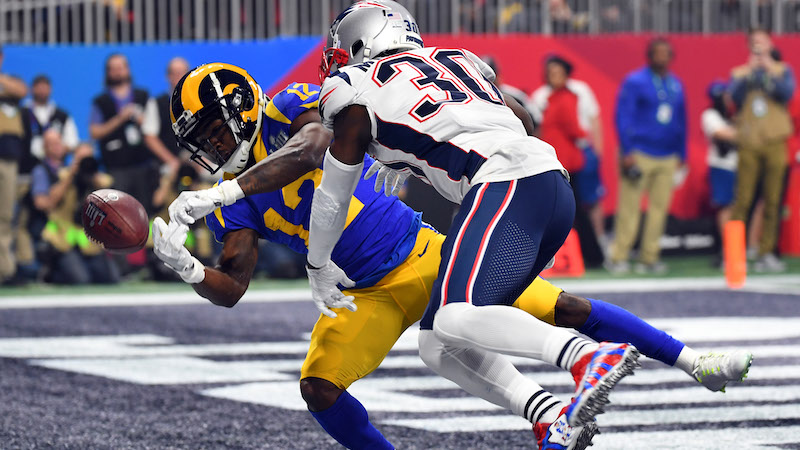 Patriots cornerback Jason McCourty, Brandin Cooks