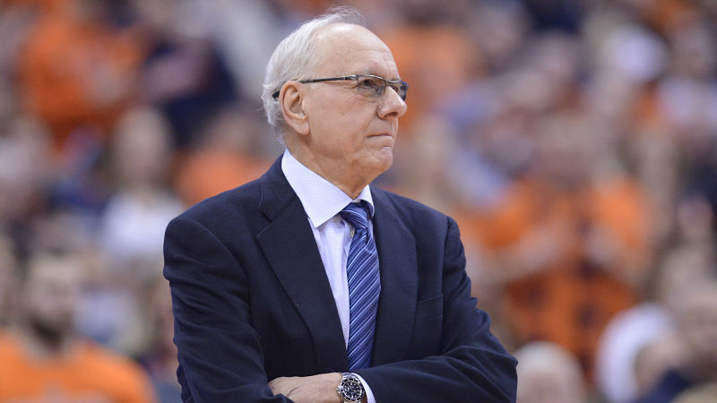 Syracuse coach Jim Boeheim