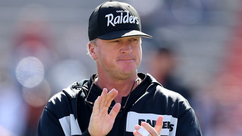 Oakland Raiders head coach Jon Gruden