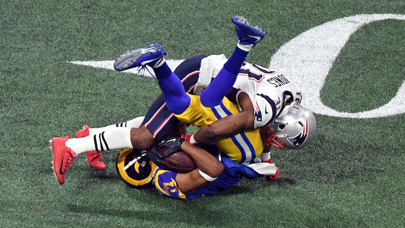 Patriots cornerback Jonathan Jones