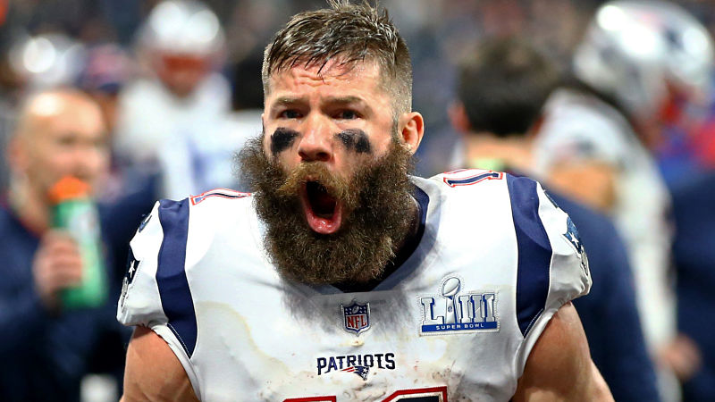 New England Patriots receiver Julian Edelman