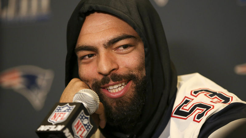 New England Patriots linebacker Kyle Van Noy