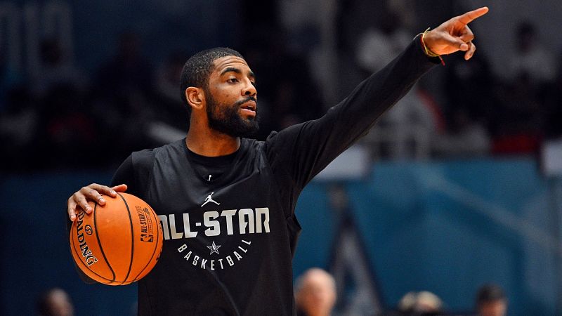 Boston Celtics point guard Kyrie Irving