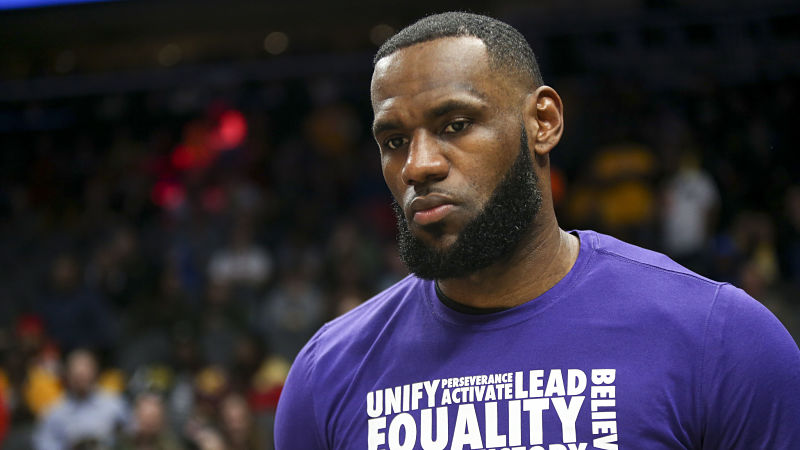 Los Angeles Lakers forward LeBron James