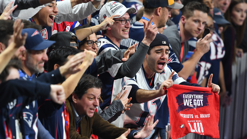 New England Patriots Fans Celebrate Super Bowl LIII Victory Over Los Angeles Rams