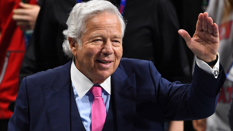 Patriots owner Robert Kraft