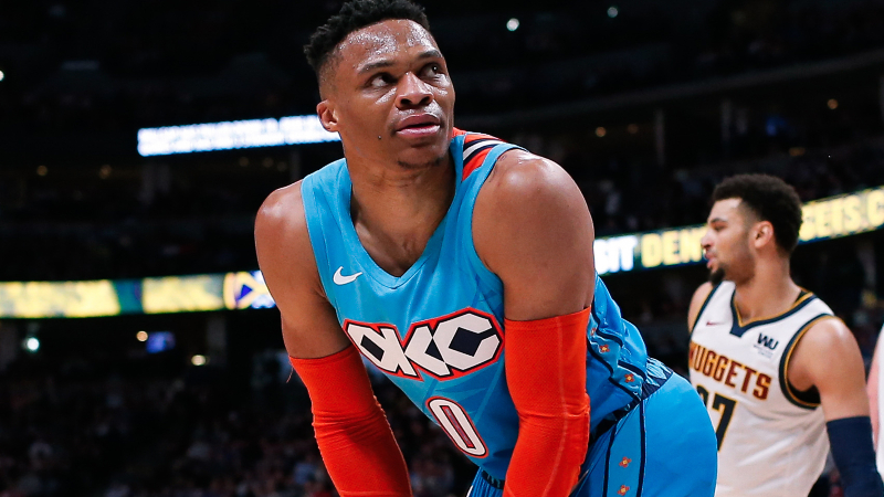 Oklahoma City Thunder guard Russell Westbrook