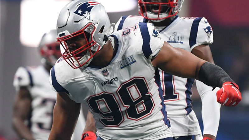 New England Patriots defensive end Trey Flowers