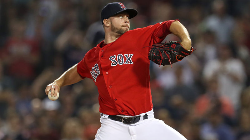 Boston Red Sox pitcher Tyler Thornburg