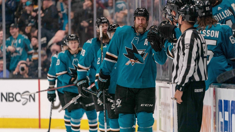 San Jose Sharks Center Joe Thornton