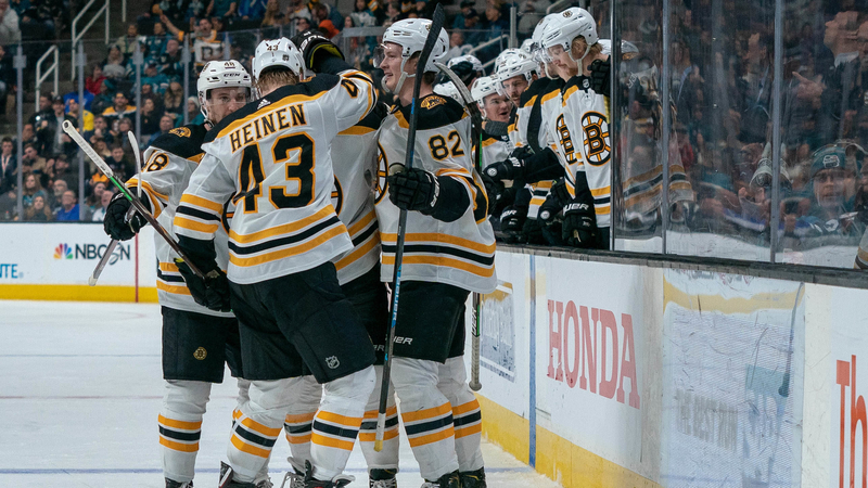 Boston Bruins Vs. San Jose Sharks