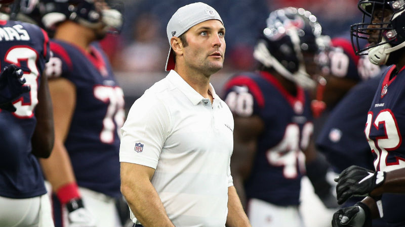 Houston Texans assistant coach Wes Welker