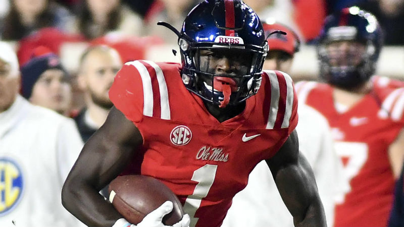 Mississippi Rebels wide receiver A.J. Brown