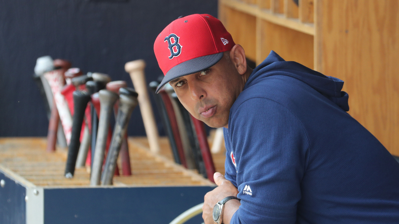 Boston Red Sox manager Alex Cora