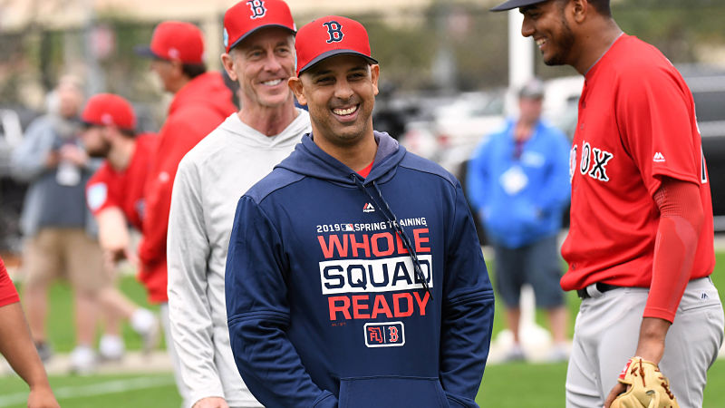 Boston Red Sox manager Alex Cora