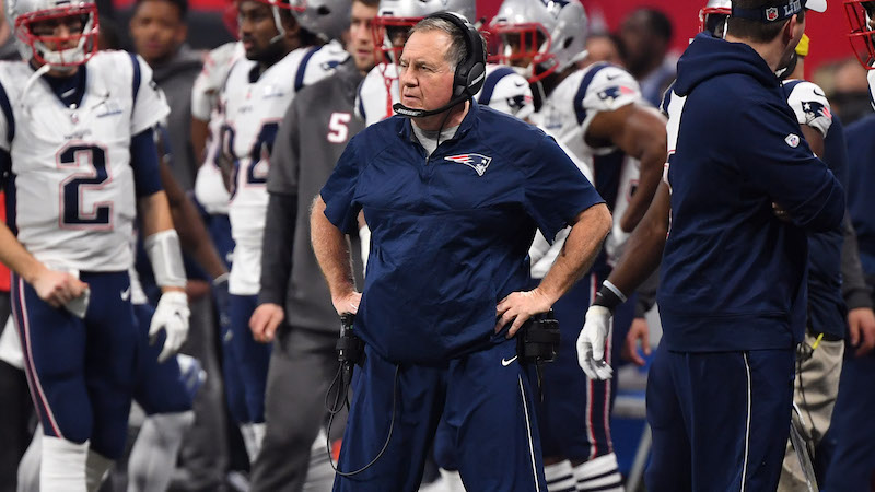 Patriots head coach Bill Belichick