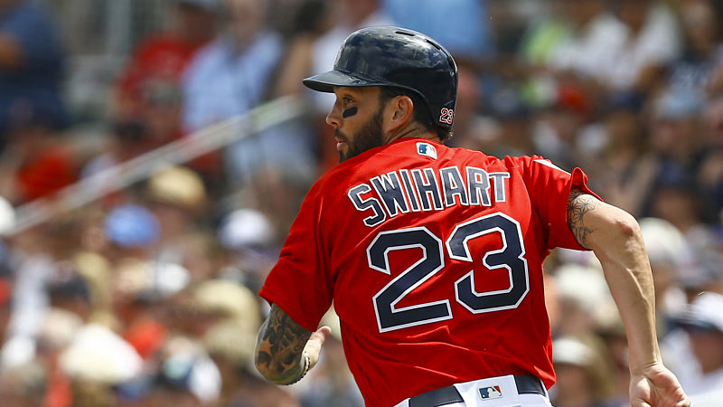 Boston Red Sox catcher Blake Swihart